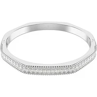 Swarovski - Matrix bangle, Baguette cut, White, Rhodium plated 5705784