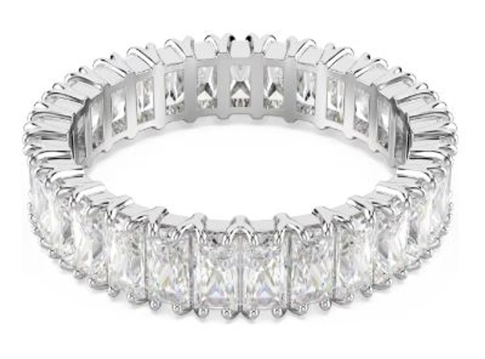 Swarovski - Matrix ring, Baguette cut, White