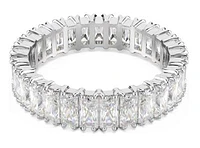Swarovski - Matrix ring, Baguette cut, White