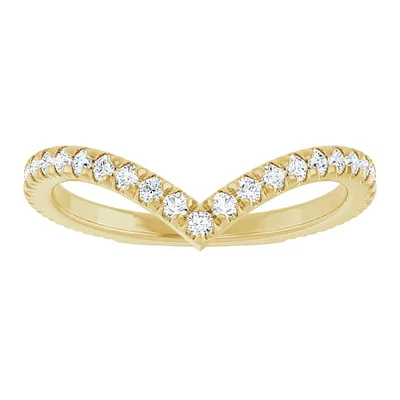 14K White, Yellow or Rose Gold 0.375cttw Diamond Ring - Lab Grown Diamonds /