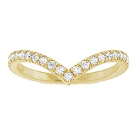 14K White, Yellow or Rose Gold 0.375cttw Diamond Ring - Lab Grown Diamonds /