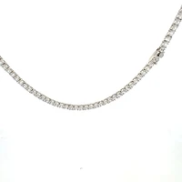 925 Sterling Silver 18" 3mm Cubic Zirconia Chain