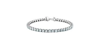 14K Lab Grown 10.00cttw Round Brilliant Cut Diamond Tennis Bracelet - Gold