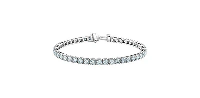14K Lab Grown 7.00cttw Round Brilliant Cut Diamond Tennis Bracelet - Gold