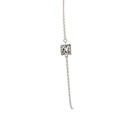 10K Gold Lab Grown Diamond reversible Motif Bracelet - / Pear