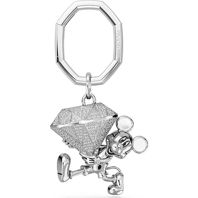 Swarovski Disney 100: Mickey Mouse Keyring White 5670082 - Discontinued