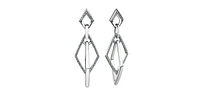 10K White Gold 0.25cttw Diamond Earrings