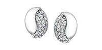 10K White Gold 0.28cttw Diamond Earrings