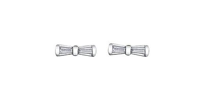 10K White Gold 0.12cttw Diamond Earrings