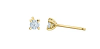 14K Yellow Gold 0.40cttw Lab Grown Diamond Stud Earrings