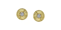 10K Yellow Gold 0.04 cttw Diamond Stud Earrings