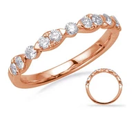 14K Rose Gold 0.45 cttw Diamond Ring