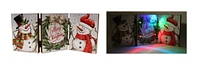 LED MDF 3 Panel Table Top Christmas   Decor