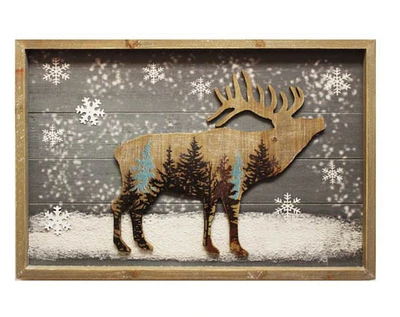 Moose Winter Wall Art