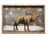 Moose Winter Wall Art