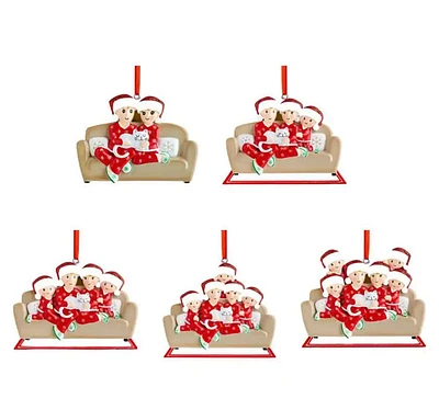 Personalized Cat Family Christmas Tree Ornament - 2 People