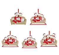Personalized Cat Family Christmas Tree Ornament - 2 People