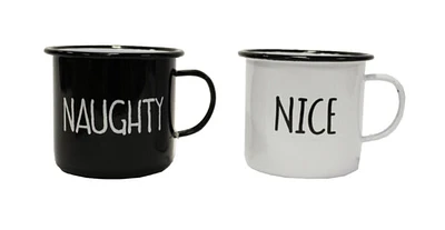 2 Piece Mug Set - Naughty & Nice