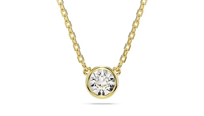 Swarovski -  Imber pendant, Round cut, White, Gold-tone plated - 5684511