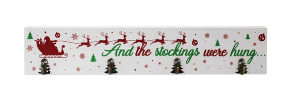 Wooden Stocking Holder