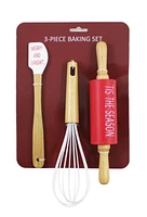 3 Piece Baking Christmas Set