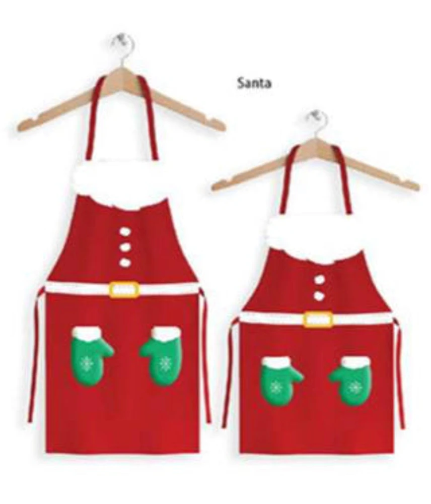Mommy & Me Apron Set - Santa