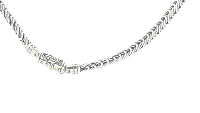 925 Sterling Silver 6.2mm King's Link Chain - 20 Inches