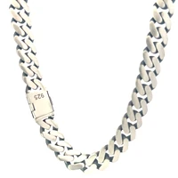925 Silver 10mm Miami Cuban Link Chain - 18 Inches