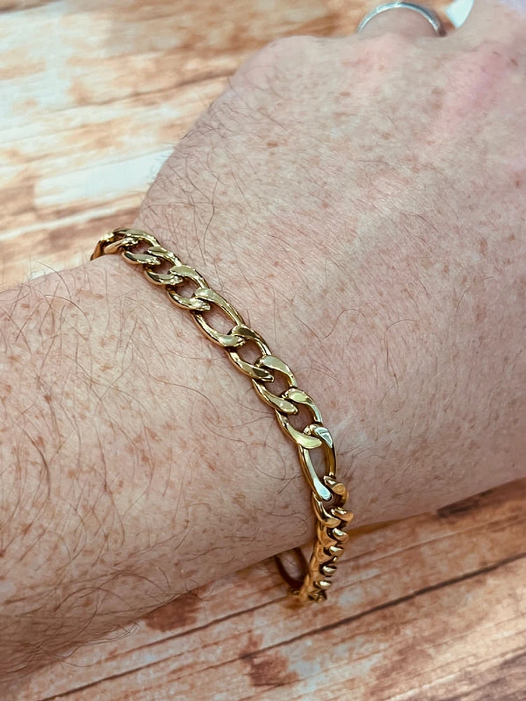 Stainless Steel 6.5mm Bracelet  -  8.5 Inches