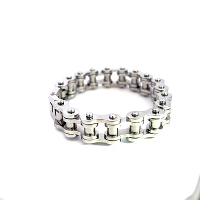 Stainless Steel 14.5mm Bracelet  -  8.5 Inches