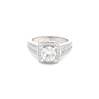 14K White Gold 1.61cttw Diamond Engagement Ring