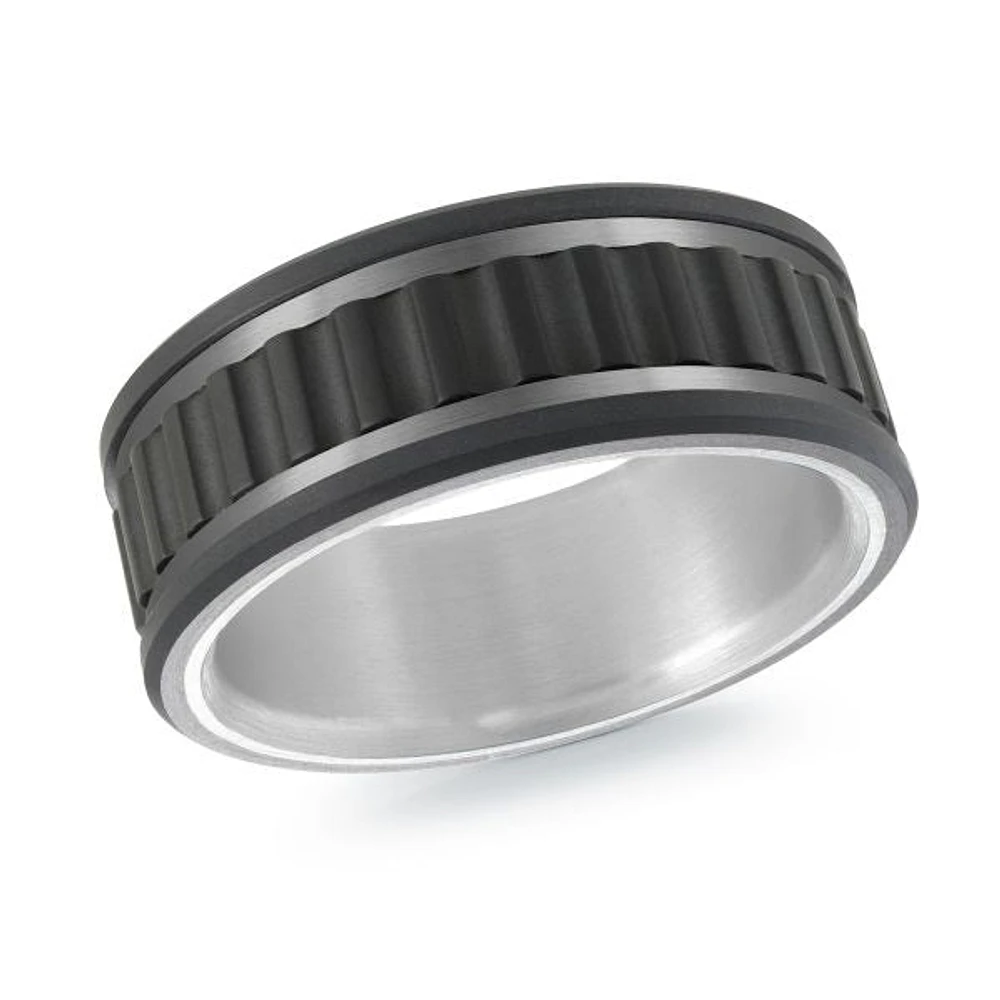 14K White Gold, Tantalum