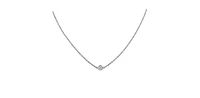 14K White Gold 0.20 cttw Diamond Pendant