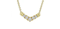 10K Yellow Gold cttw Canadian Diamond Necklace