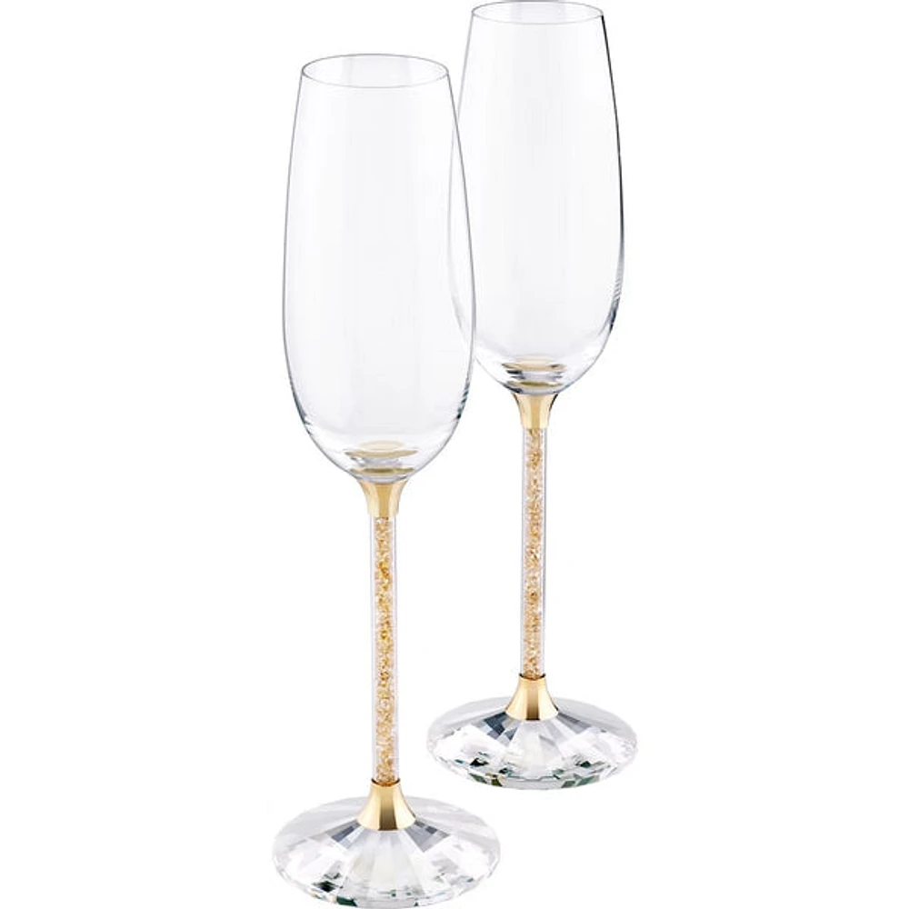 Swarovski Crystalline Toasting Flues Gold - 5102143