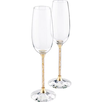 Swarovski Crystalline Toasting Flues Gold - 5102143