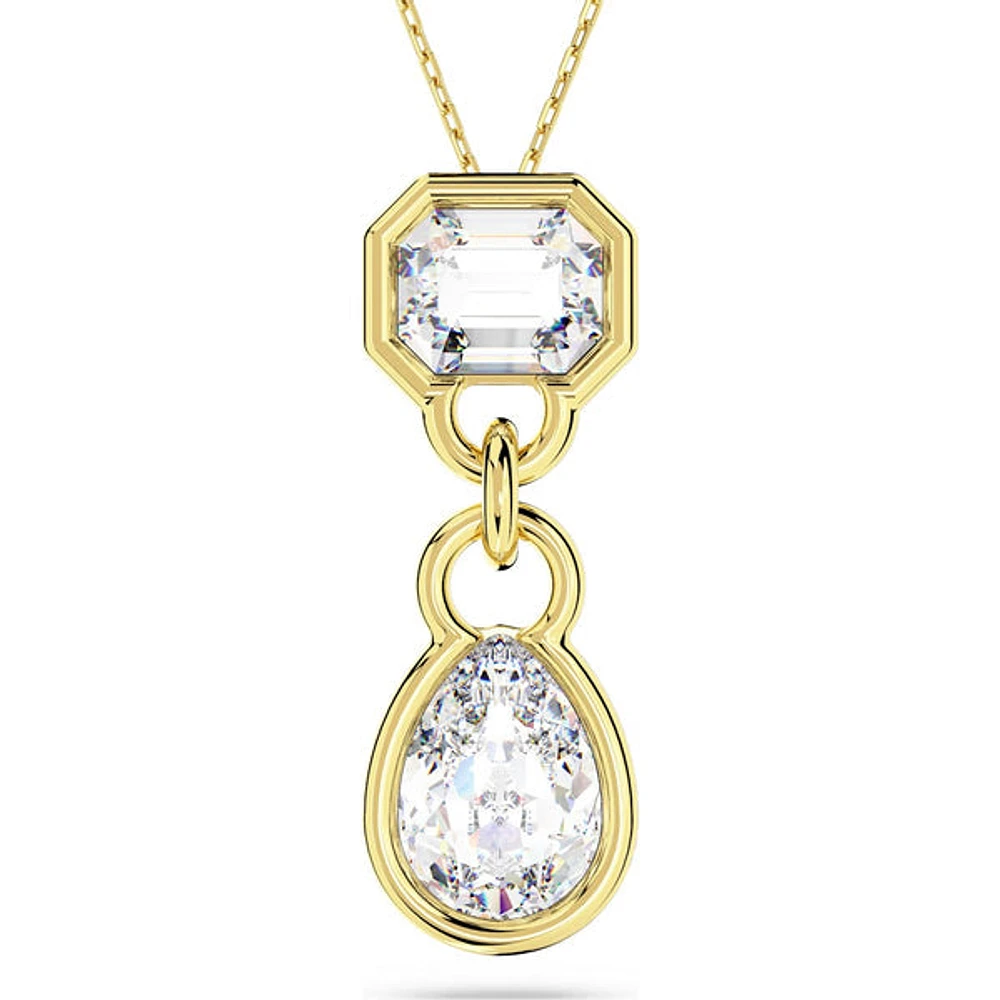 Swarovski Dextera pendant, Mixed cuts, White, Gold-tone plated - 5663339 - Discontinued