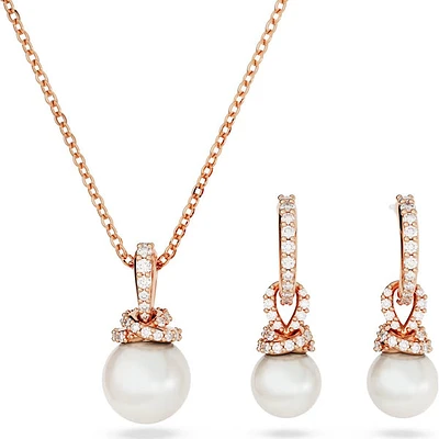 Swarovski Originally set, White, Rose gold-tone plated Discontinued - 5672835