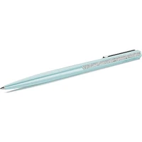 Swarovski Crystal Shimmer ballpoint pen, Blue lacquered, Chrome plated - 5678190
