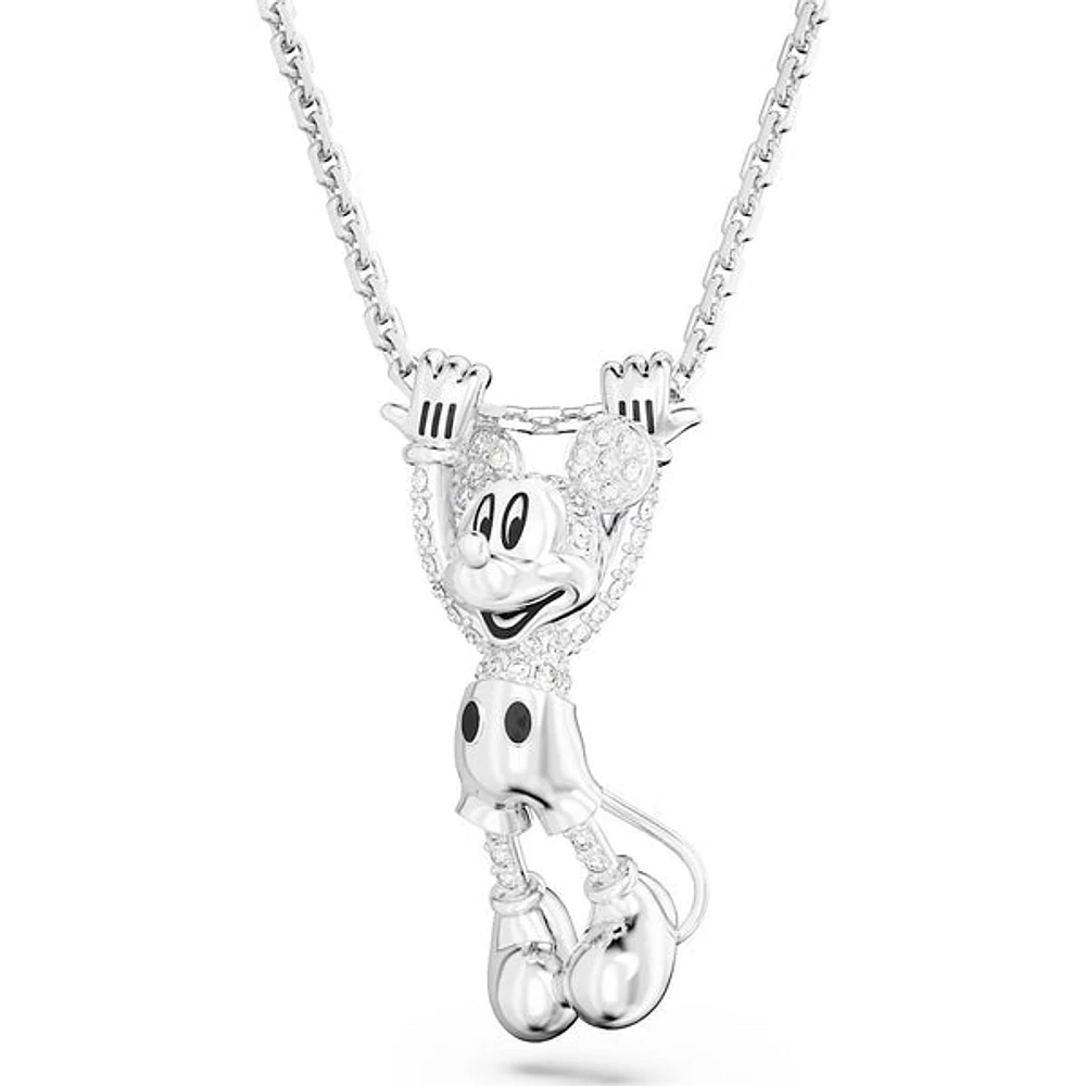 Disney Mickey Mouse Layered Pendant, White, Rhodium Plated - 5668780 - Discontinued