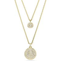 Swarovski Meteora layered pendant, White