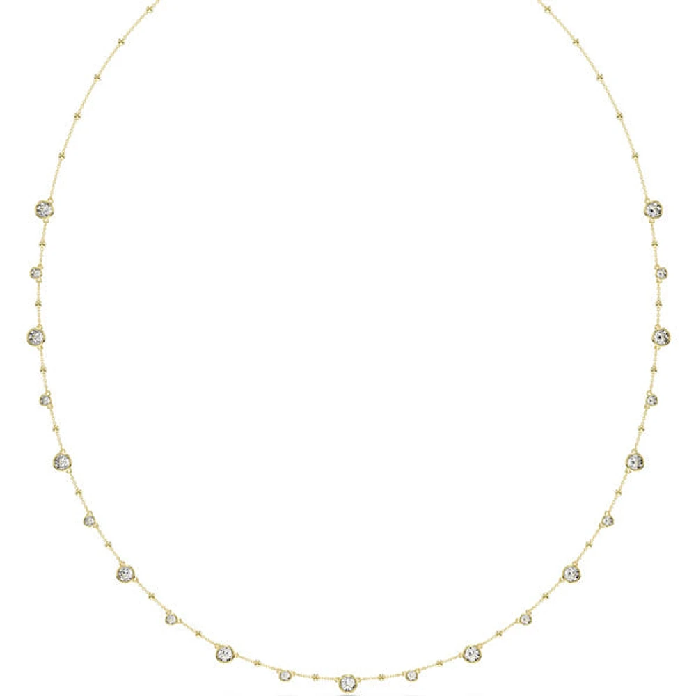Swarovski - Imber strandage, Round cut, White, Gold-tone plated - 5680091