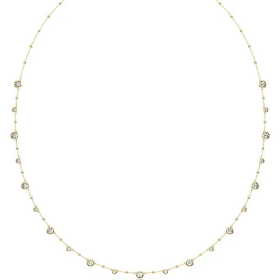 Swarovski - Imber strandage, Round cut, White, Gold-tone plated - 5680091
