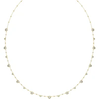 Swarovski - Imber strandage, Round cut, White, Gold-tone plated - 5680091