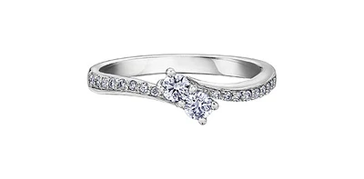 "Together Forever" Diamond Ring - / 14K Yellow Gold