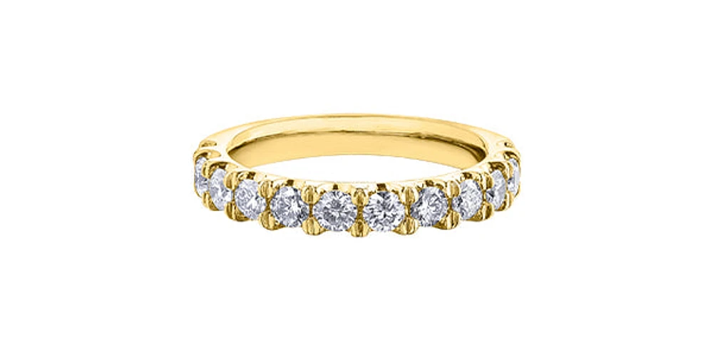10K Yellow Gold 1.0cttw Diamond Band