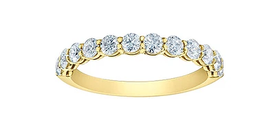 14K Gold 0.75cttw Lab Grown Diamond Band