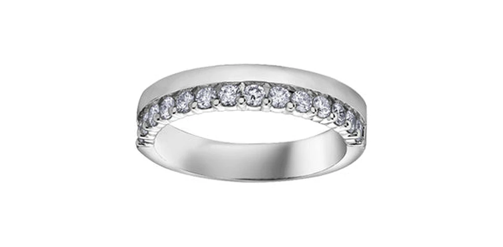 14K White Gold 0.75cttw Diamond Ring