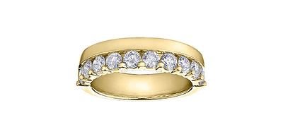 14K Yellow Gold 1.00cttw Diamond Band