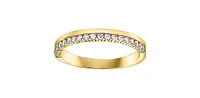14K Yellow Gold 0.25cttw Diamond Band